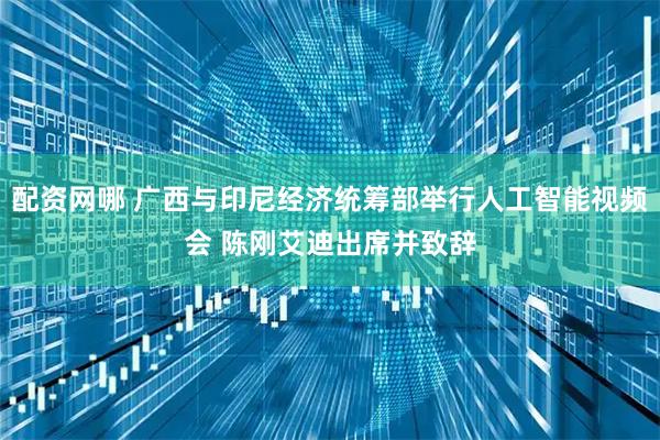 配资网哪 广西与印尼经济统筹部举行人工智能视频会 陈刚艾迪出席并致辞